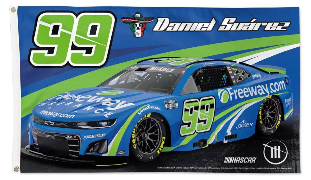 Daniel Suarez Flag 3x5 Freeway Car 2025 heartlandflags