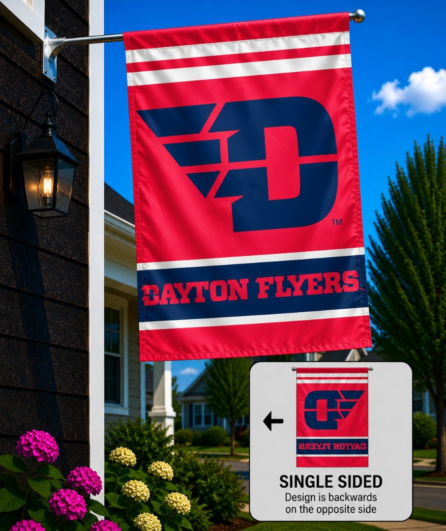 Dayton Flyers Red Banner heartlandflags