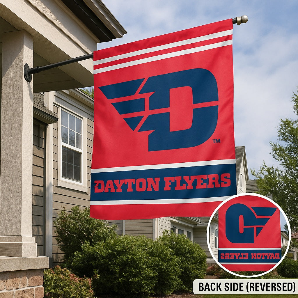 Dayton Flyers Red Banner heartlandflags