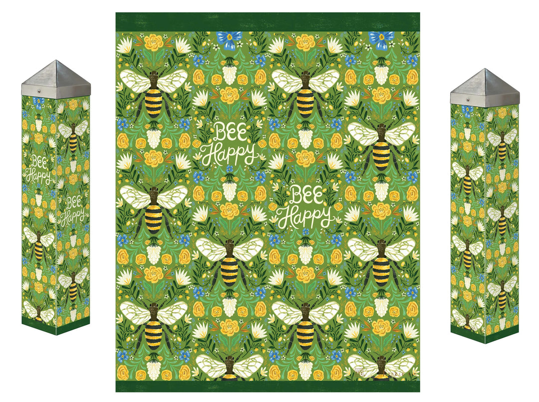 Deco Bee Art Pole 20 Inches heartlandflags