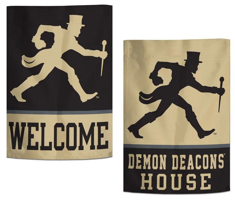 Demon Deacons House 2 Sided Garden Flag - Free Shipping