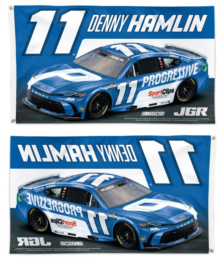 Denny Hamlin 3x5 Flag 2025 heartlandflags