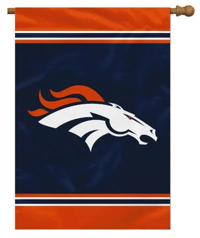 Denver Broncos Banner House Logo Flag heartlandflags