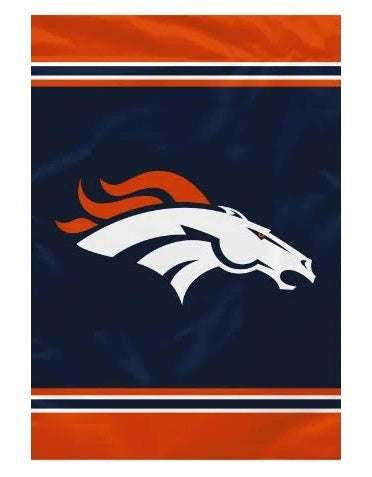 Denver Broncos Banner House Logo Flag heartlandflags