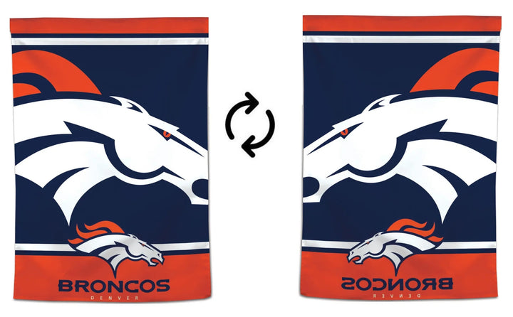 Denver Broncos Banner Mega Logo House Flag heartlandflags