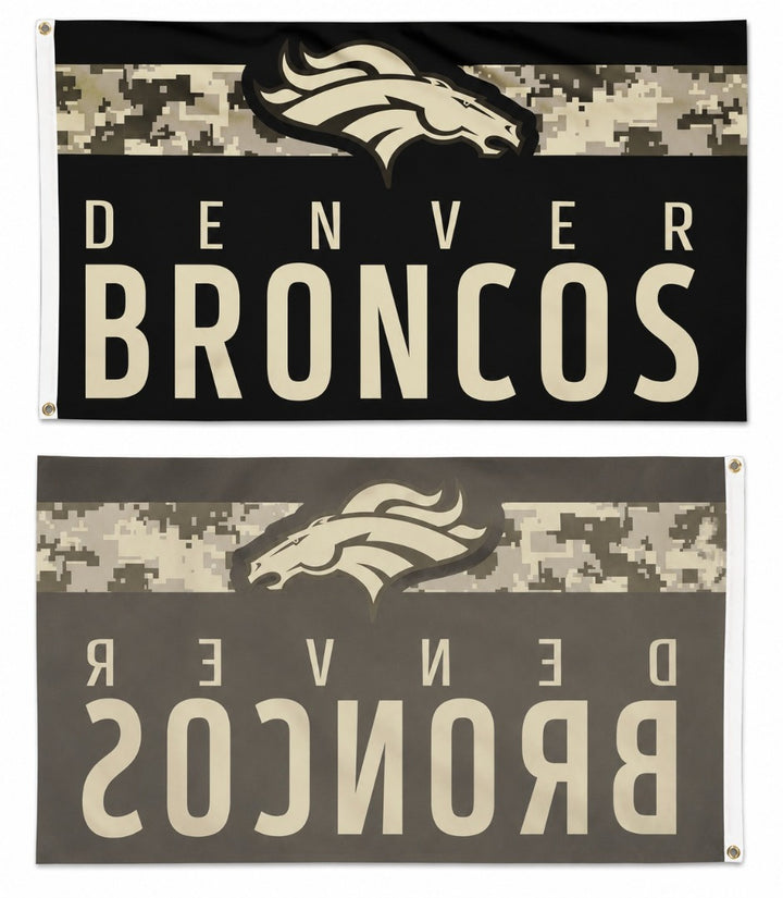 Denver Broncos Digi Camo Military 3x5 Flag heartlandflags