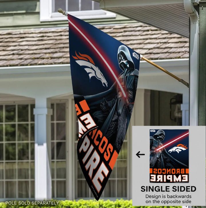 Denver Broncos Empire Flag Star Wars House Banner heartlandflags