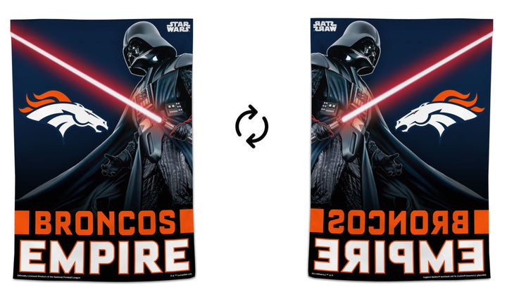 Denver Broncos Empire Flag Star Wars House Banner heartlandflags