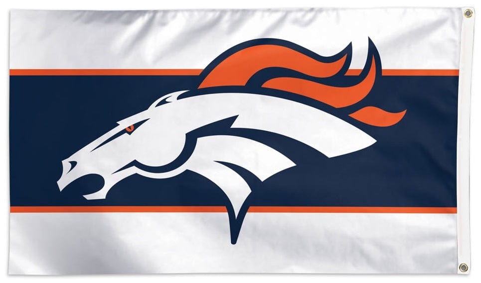 Denver Broncos Flag 3x5 Away Stripe heartlandflags