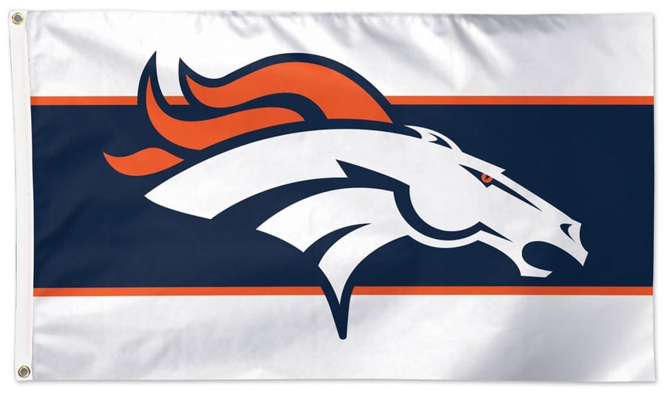 Denver Broncos Flag 3x5 Away Stripe heartlandflags