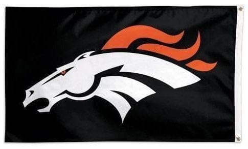 Denver Broncos Flag 3x5 Black heartlandflags