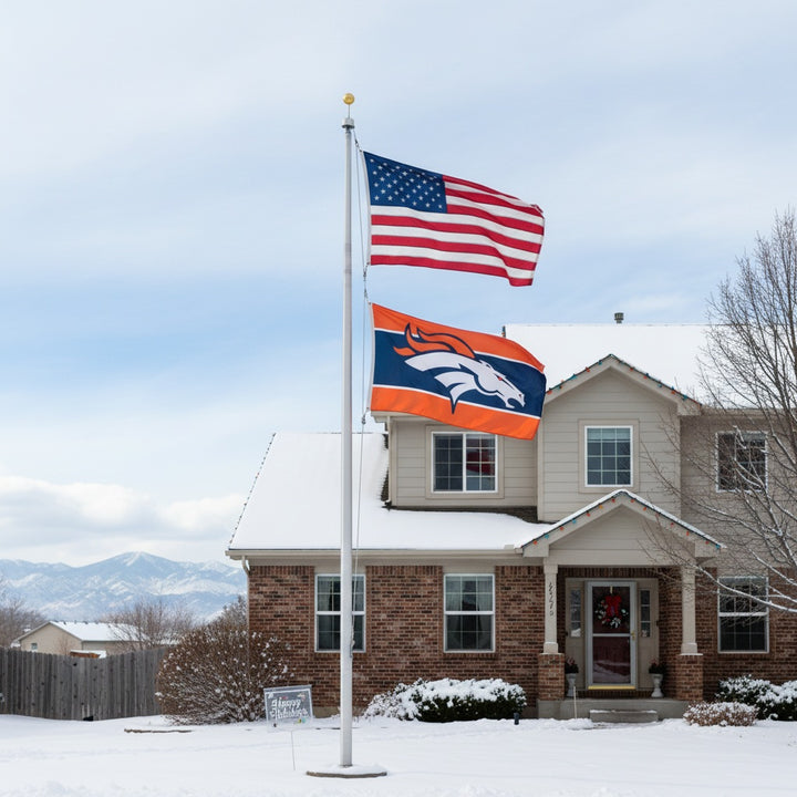 Denver Broncos Flag 3x5 Color Rush heartlandflags