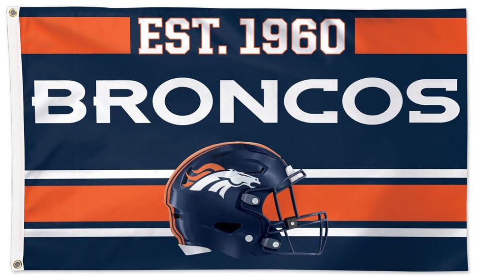 Denver Broncos Flag 3x5 Est 1960 heartlandflags