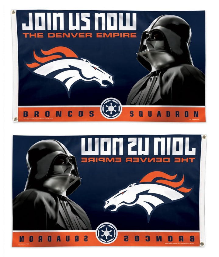 Denver Broncos Squadron 3x5 Flag | Star Wars heartlandflags