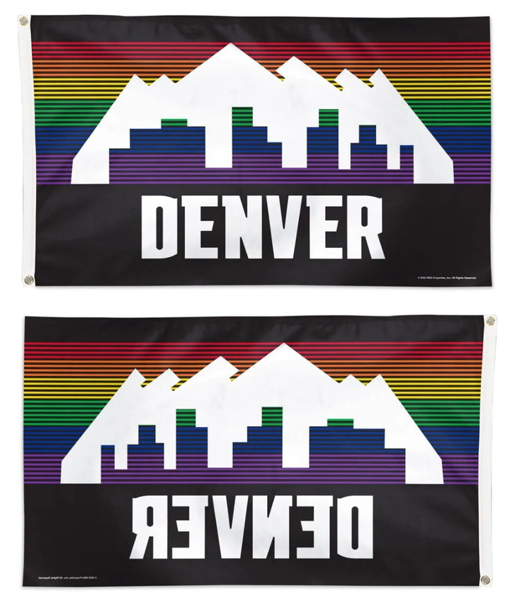 Denver Nuggets 2025 City Edition 3x5 Flag heartlandflags