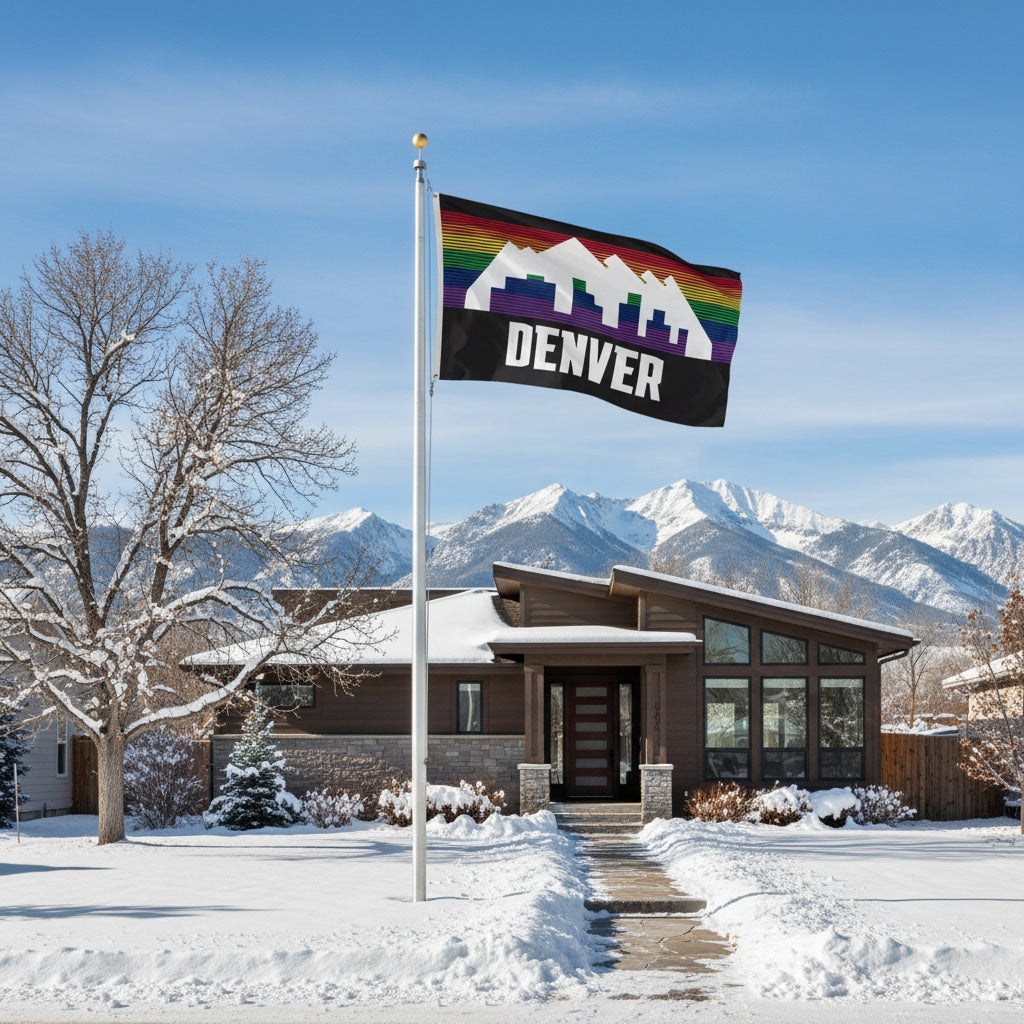 Denver Nuggets 2025 City Edition 3x5 Flag heartlandflags