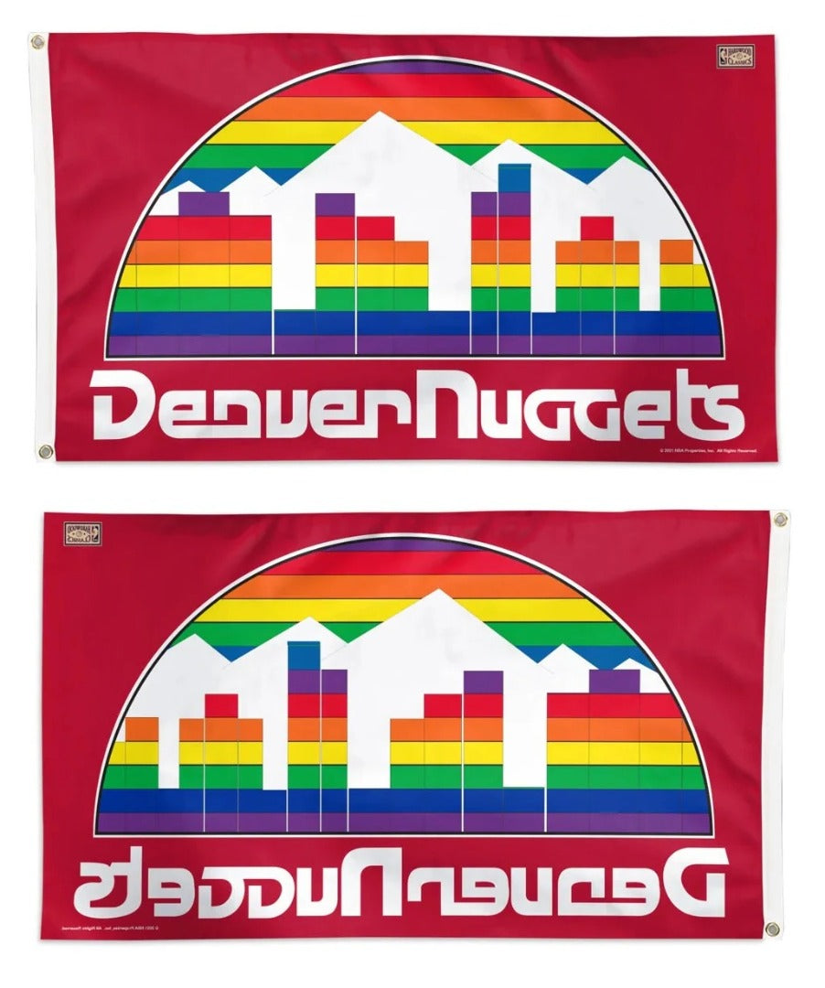Denver Nuggets Classic Logo 3x5 Flag heartlandflags
