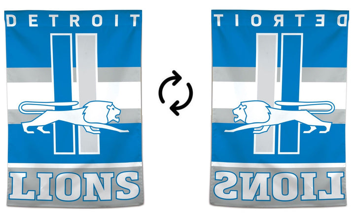 Detroit Lions Banner Throwback Logo House Flag heartlandflags