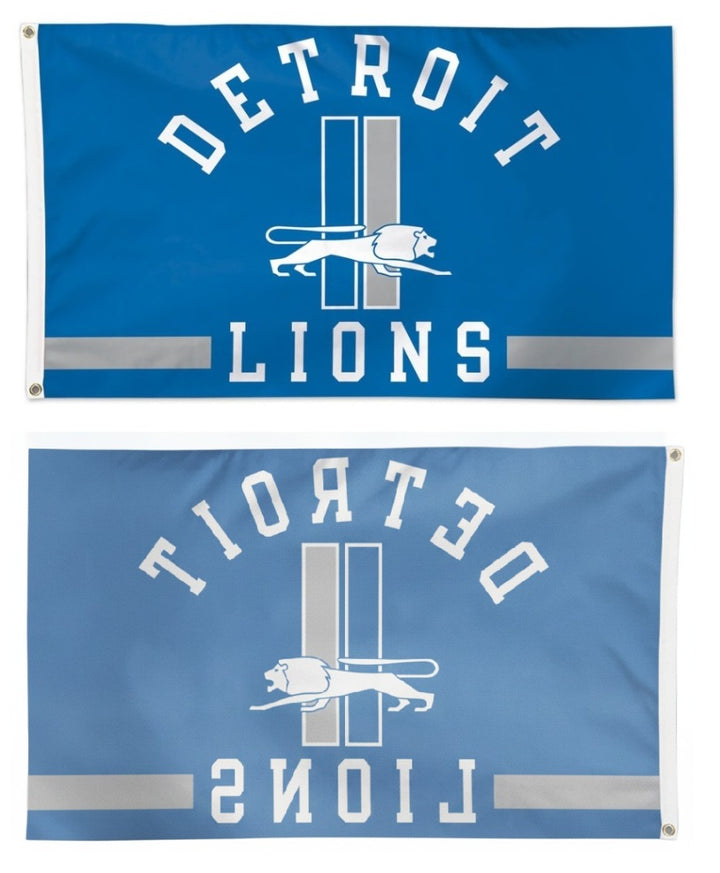 Detroit Lions Classic Logo 3x5 Flag heartlandflags