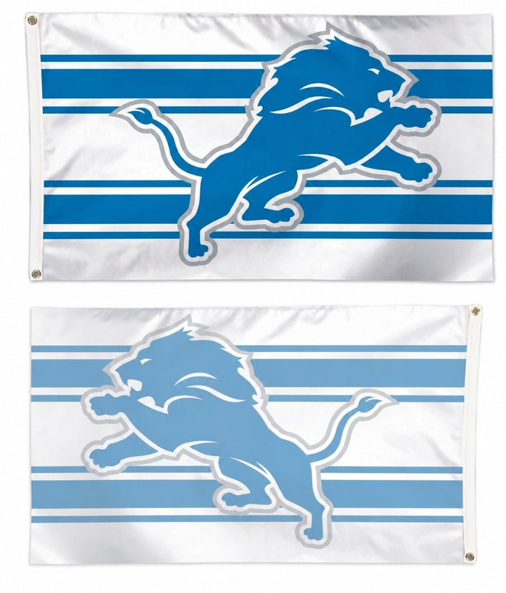 Detroit Lions Flag 3x5 Away Stripes heartlandflags
