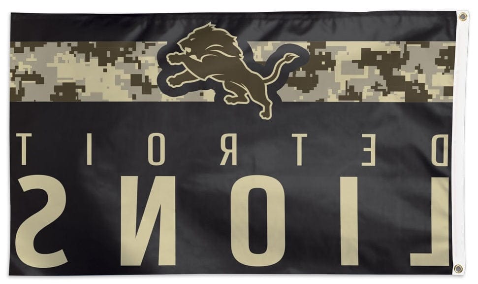 Detroit Lions Flag 3x5 Digi Camo heartlandflags