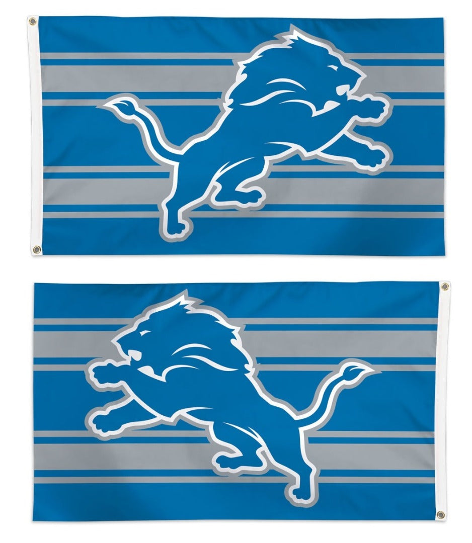 Detroit Lions Flag 3x5 Home Stripe heartlandflags