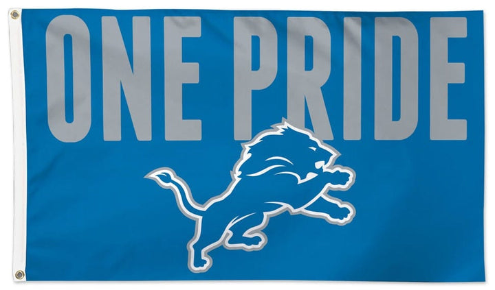 Detroit Lions Flag 3x5 One Pride heartlandflags