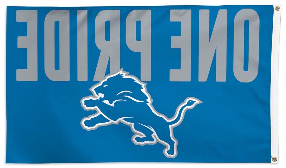 Detroit Lions Flag 3x5 One Pride heartlandflags