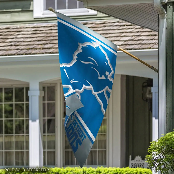 Detroit Lions Flag Mega Logo House Banner heartlandflags