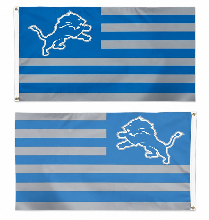 Detroit Lions Patriotic Americana 3x5 Flag heartlandflags