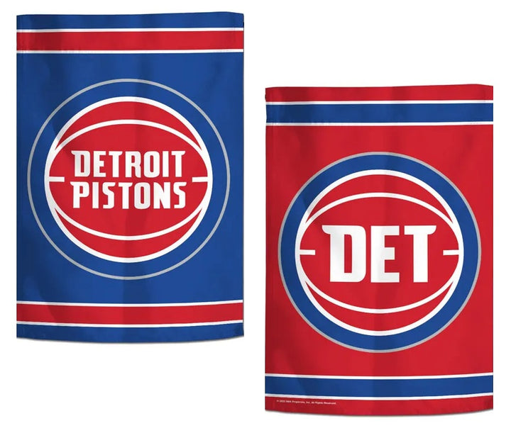 Detroit Pistons 2 Sided Garden Flag heartlandflags