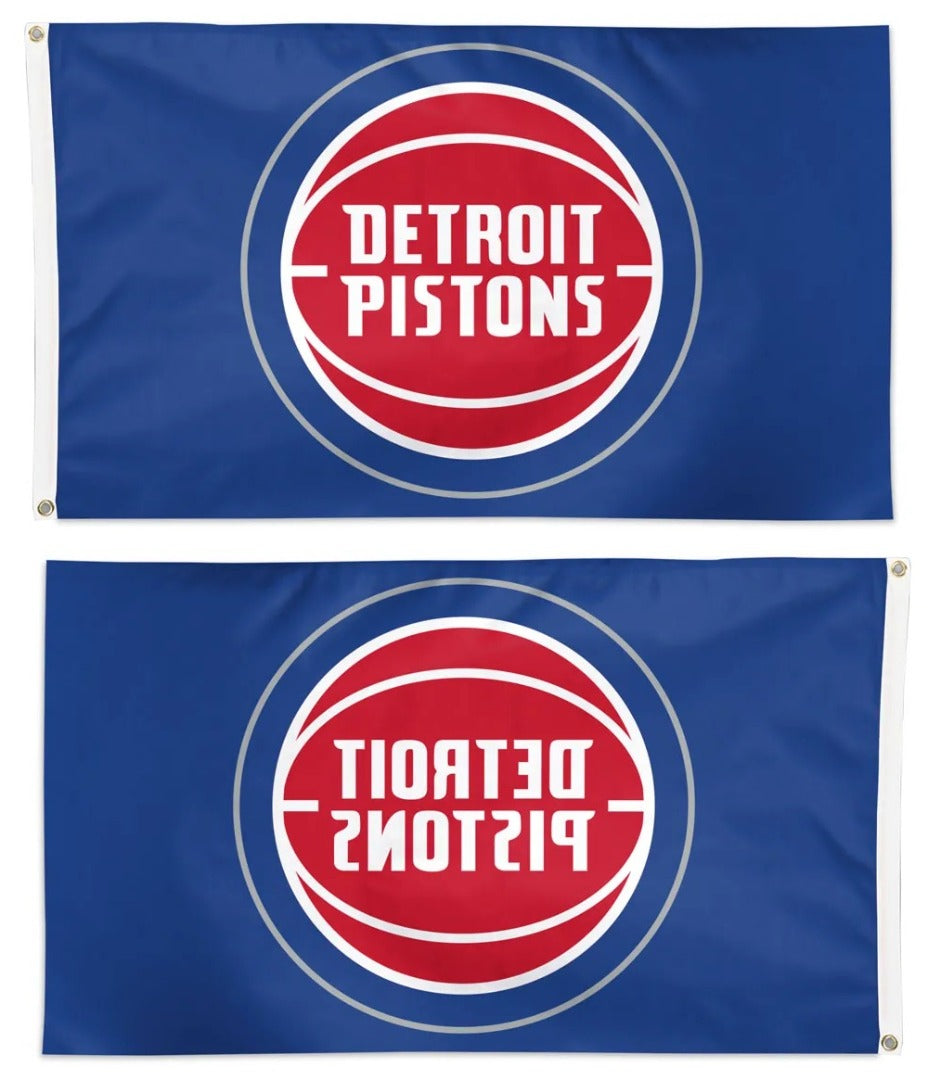 Detroit Pistons 3x5 Blue Flag