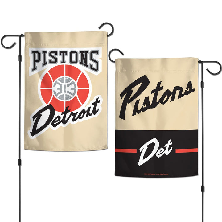 Detroit Pistons City Garden Flag 2 Sided heartlandflags