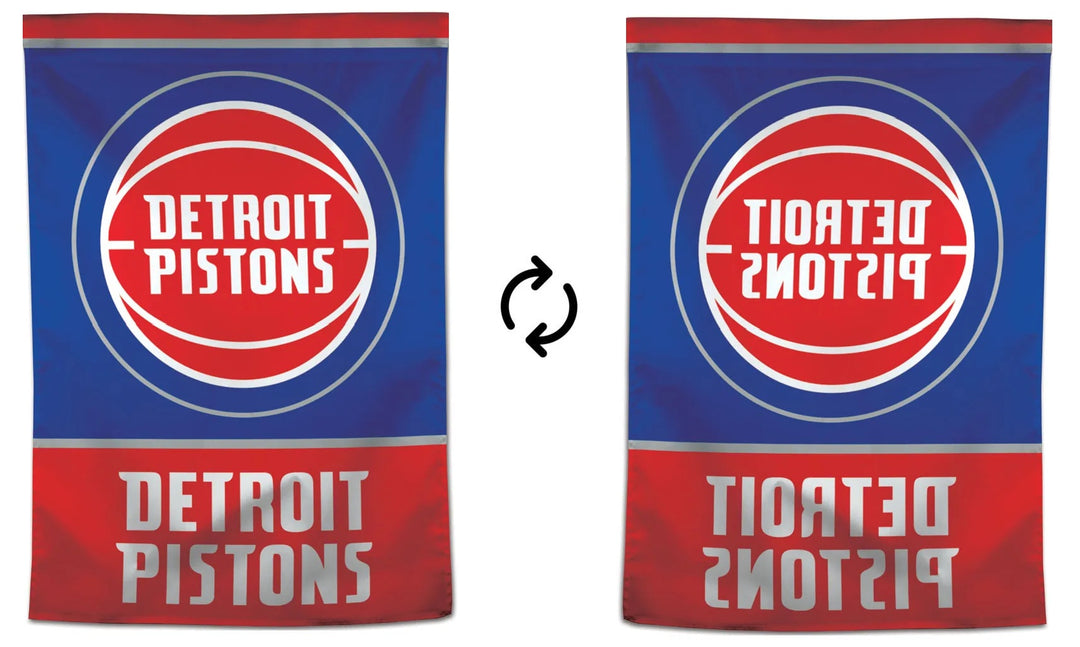 Detroit Pistons Flag Vertical House Banner heartlandflags