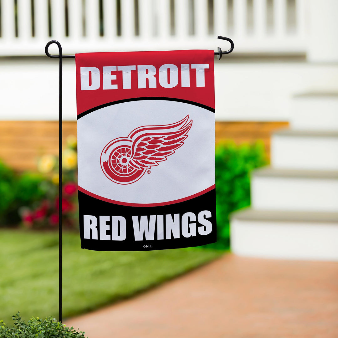 Detroit Red Wings 2 Sided Garden Flag heartlandflags