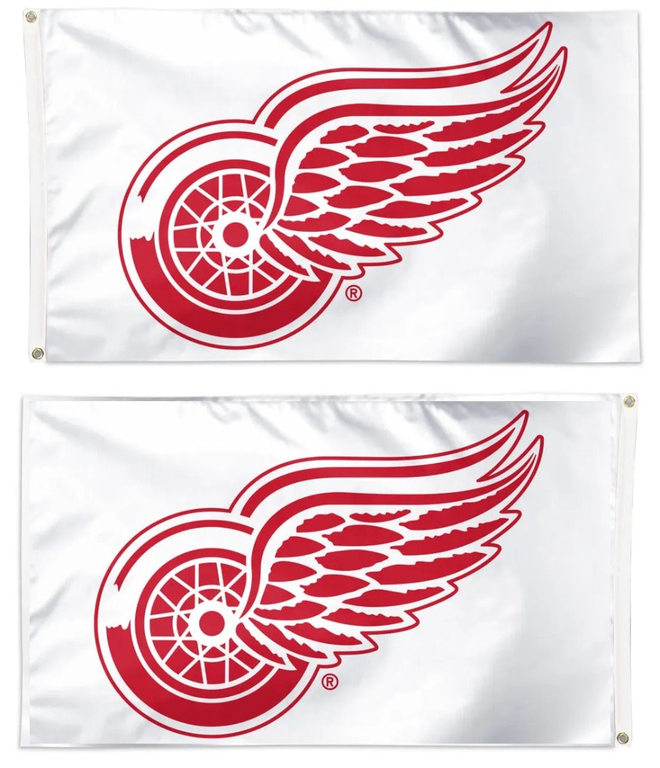 Detroit Red Wings Flag 2 Sided 2x3 Logo heartlandflags