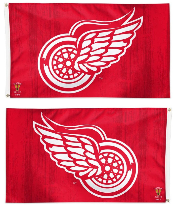 Detroit Red Wings Flag 3x5 Vintage Logo heartlandflags