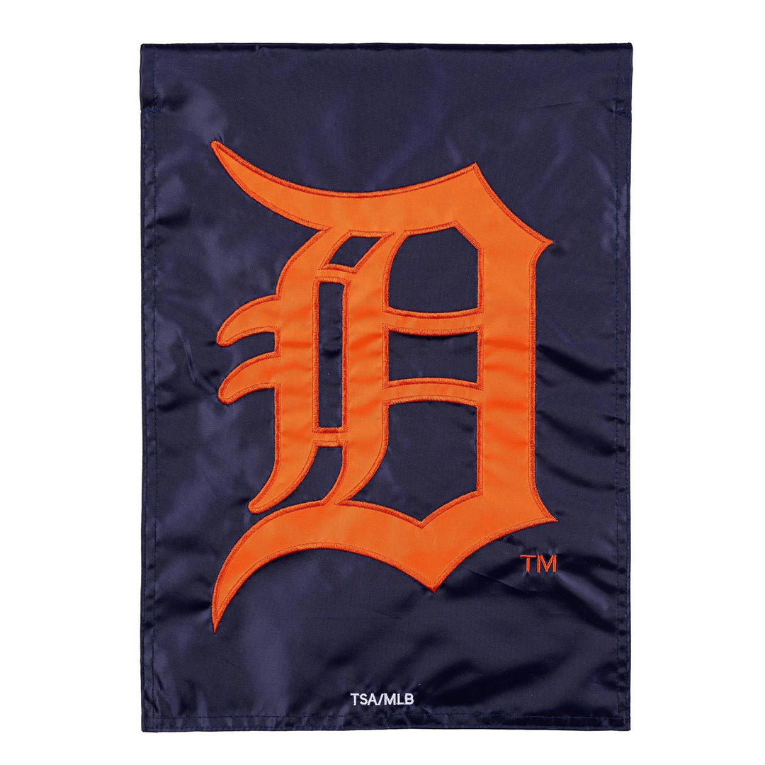 Detroit Tigers 2 Sided Garden Flag - Applique product image
