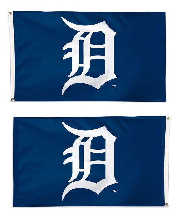 Detroit Tigers Flag 3x5 Logo 2 Sided heartlandflags