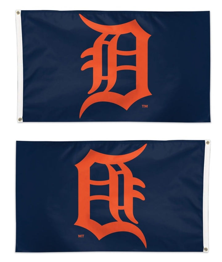 Detroit Tigers Flag 3x5 Orange D Logo heartlandflags