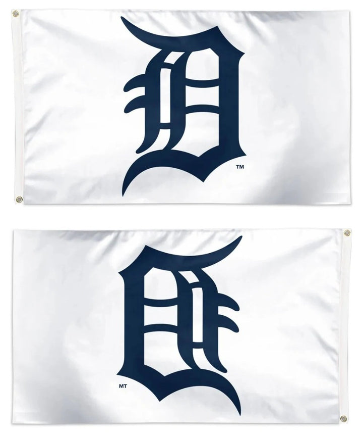 Detroit Tigers White 3x5 Flag heartlandflags