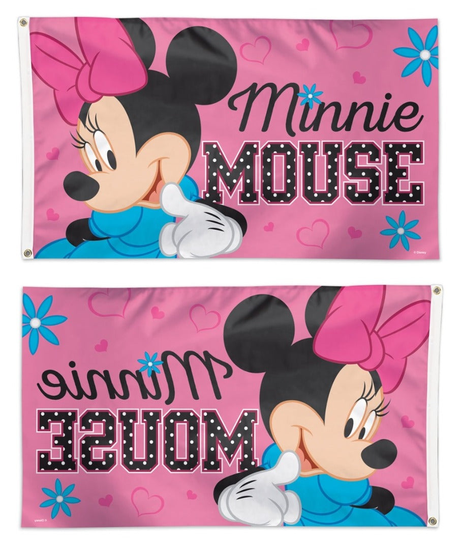 Disney Minnie Mouse Pink 3x5 Flag heartlandflags