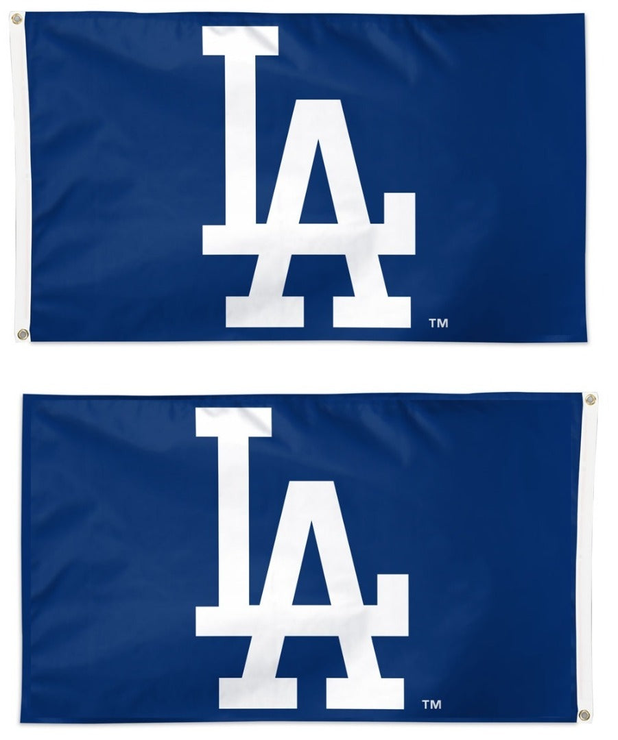 Double-Sided Dodgers Flag Let Your Loyalty Fly heartlandflags