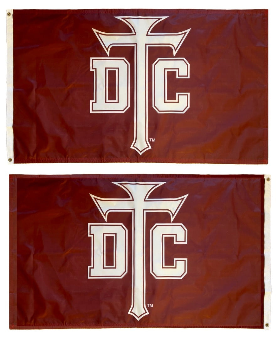 Dowling Catholic Cross Flag 2 Sided 3x5 heartlandflags
