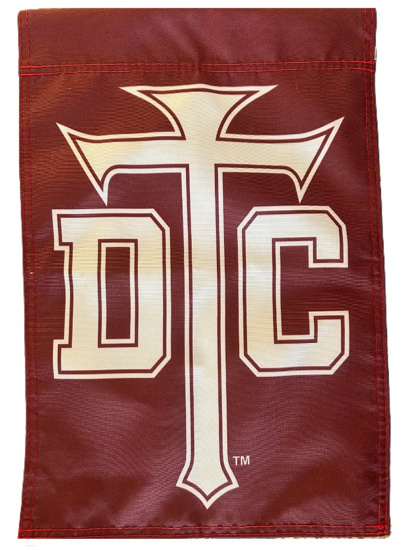 Dowling Catholic Cross Garden Flag 2 Sided heartlandflags