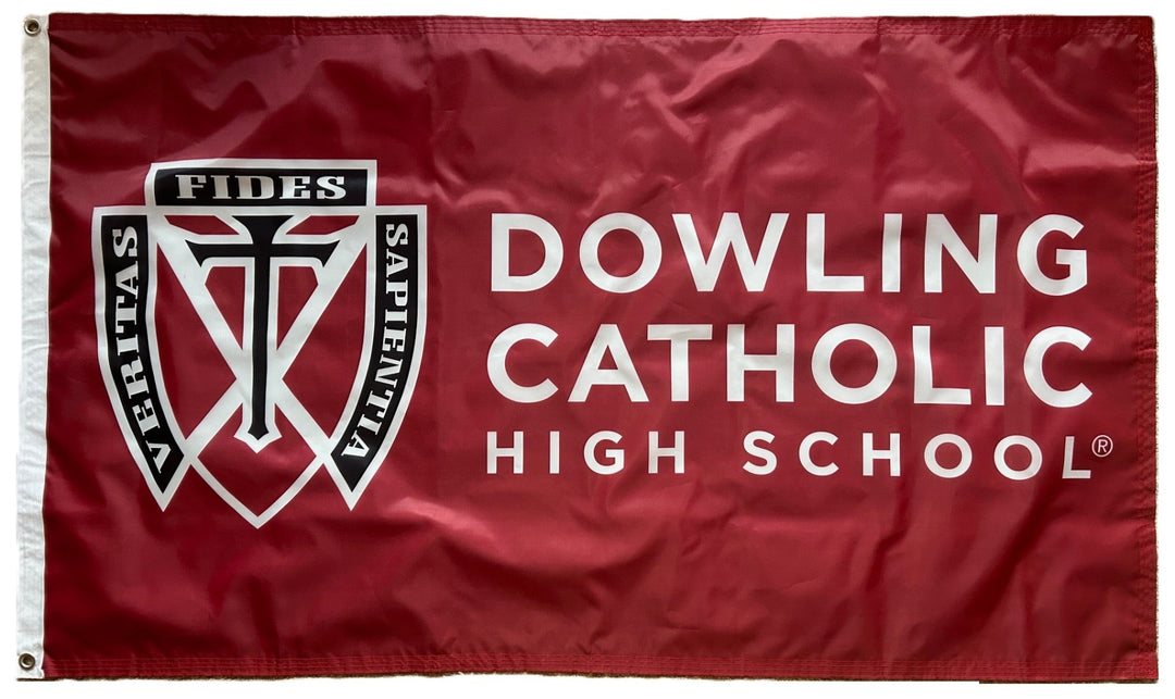 Dowling Catholic Flag 2 Sided 3x5 heartlandflags