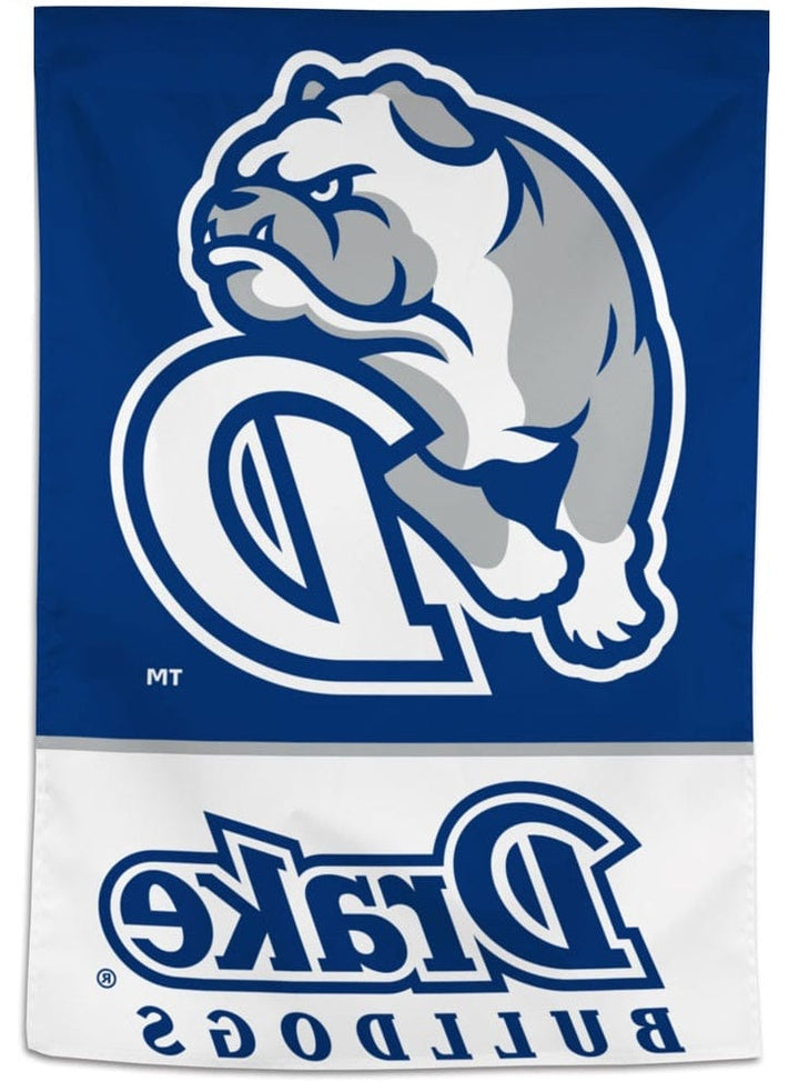 Drake Bulldogs Flag Vertical Banner heartlandflags