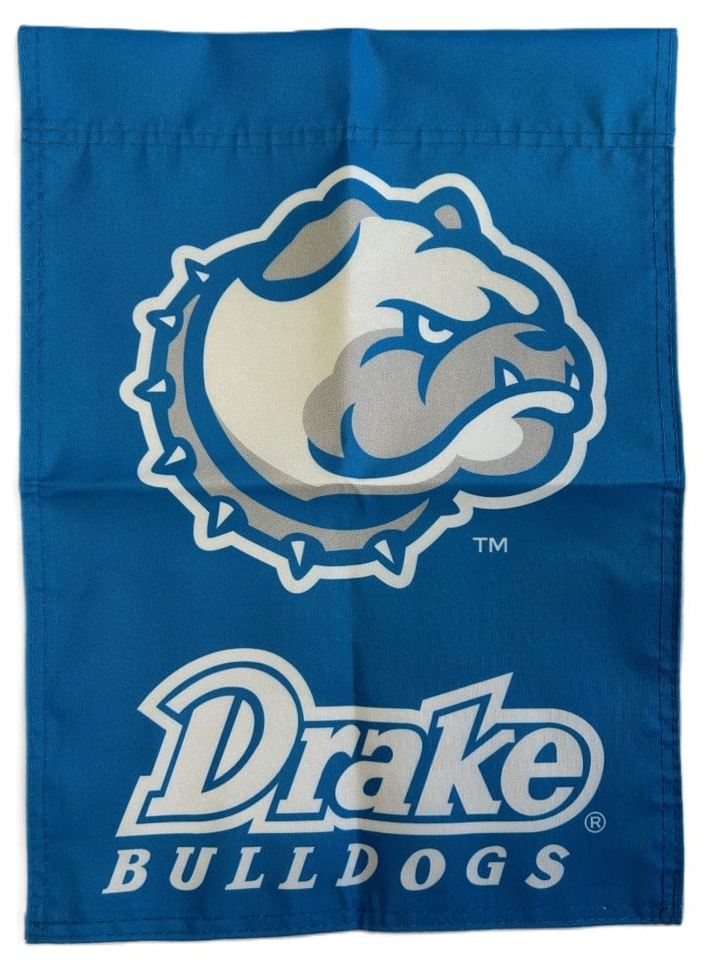 Drake Bulldogs Garden Flag 2 Sided Powder Blue heartlandflags