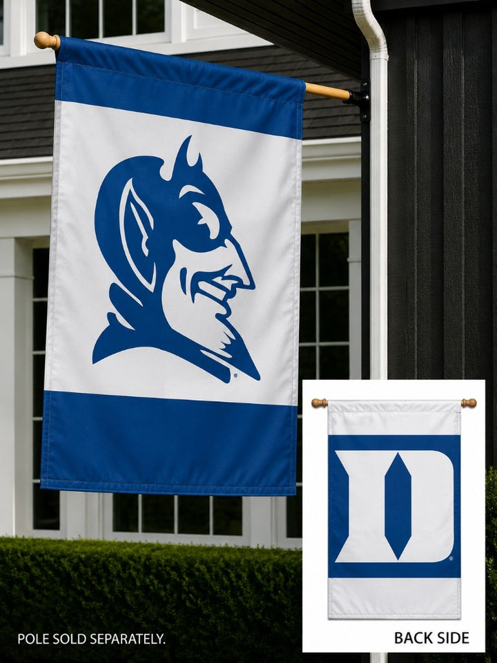 Duke Blue Devils Flag 2 Sided House Banner heartlandflags