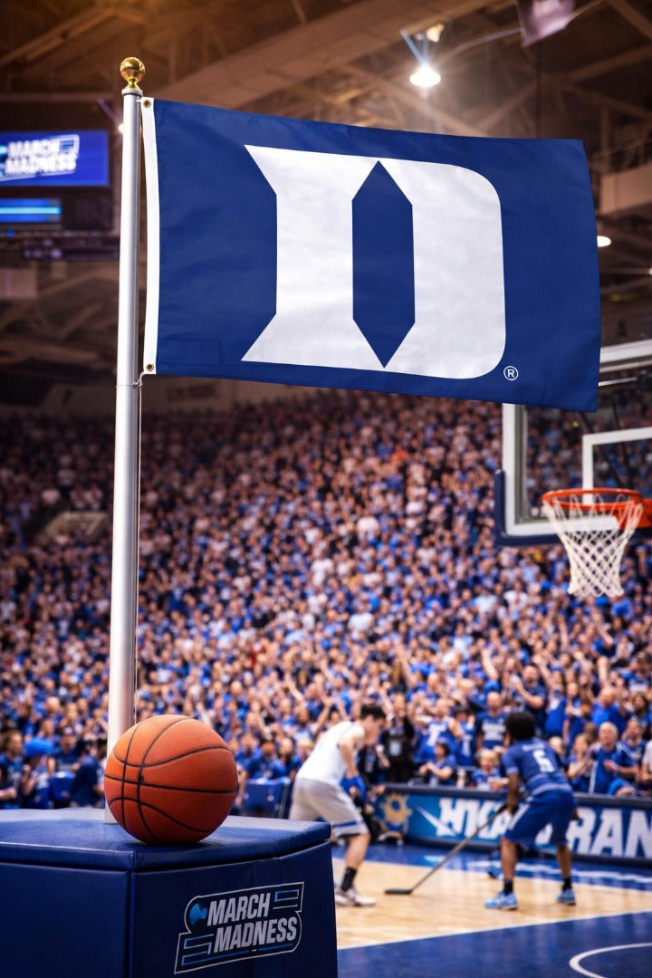 Duke Flag 3x5 Logo 2 Sided heartlandflags